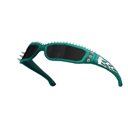 Raised Y2k Punk Shades Teal