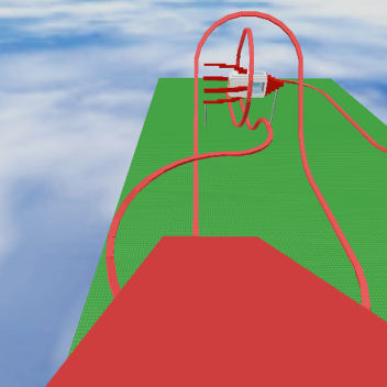 Red Rocket Retro Roller Coaster