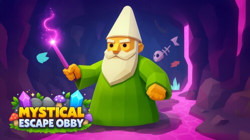 🧙‍♂️✨Mystical Escape Obby! (Easy)