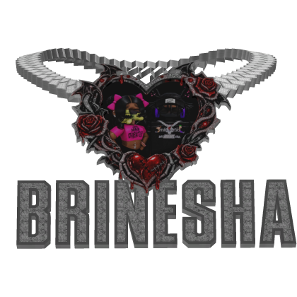 "Brinesha" Custom 1of1 Iced Out Chain Roblox item