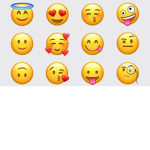 troll emoji face group