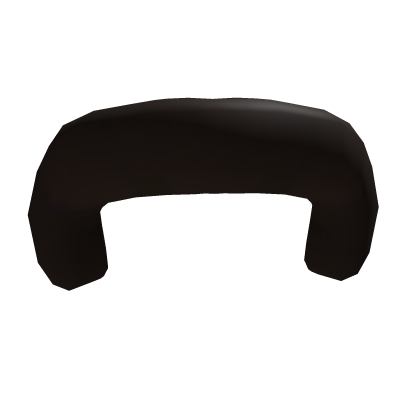 Brown Handlebar Moustache