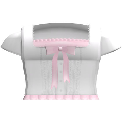 ୨୧: Cute Pink and White Top