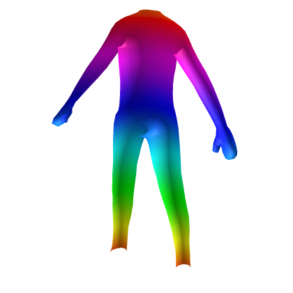 Cartoony Rainbow Outline Jumpsuit