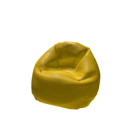 Bean Bag Chair / Yellow Beanbag