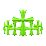 Glowing Cross Crown