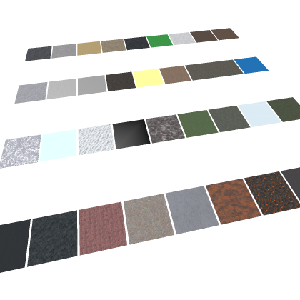 Materials Showcase (Footprints Testing)