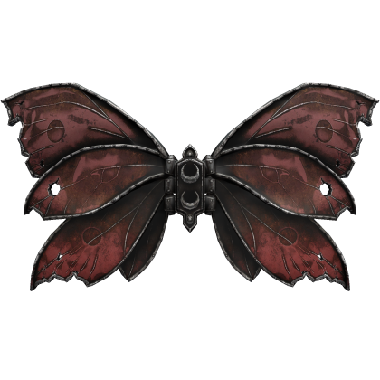 Red Gothic Butterfly Wings