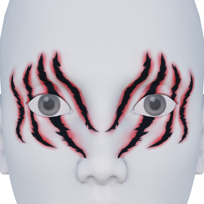 Red Neon Void Scars