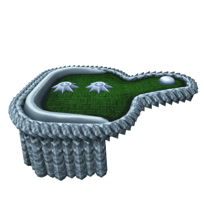 Roblox Item Green and Silver Epaulette 2 Stars (Left)