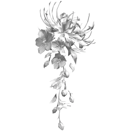 配置 white spider lily vines flower arrangement