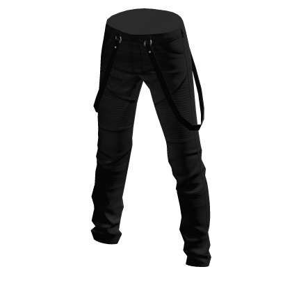 Suspender Jeans Black