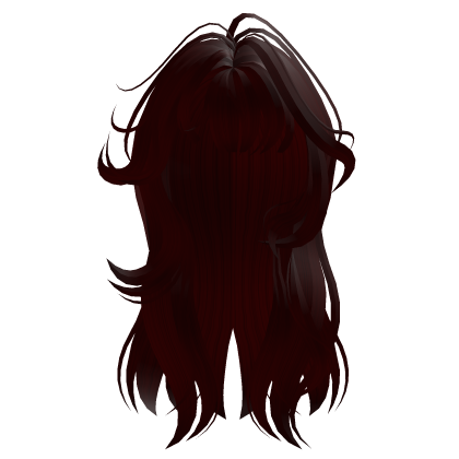 Red Wispy Long Layered Hair Roblox item