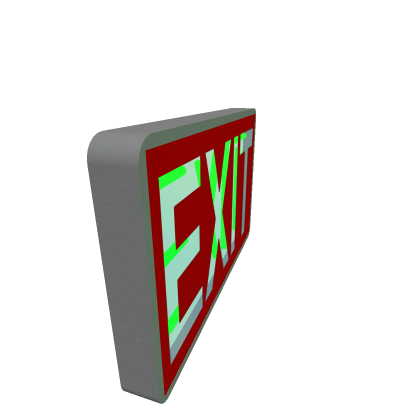 Radioluminescent Exit Sign