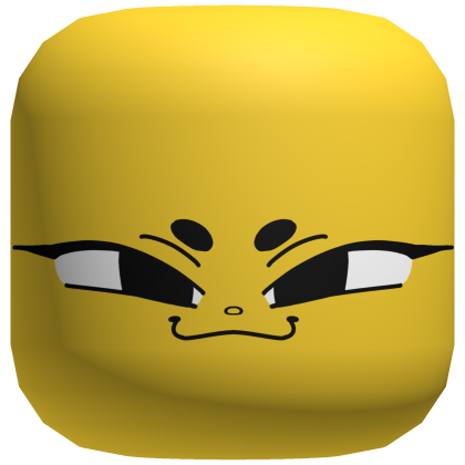 Cute Smug Smile Yellow Face Roblox item