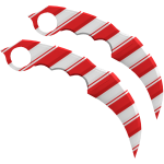 [CODE: RCDY] Dual Karambits: Candy Cane