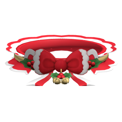 Joyful Christmas Jingle Bell Kitty Necklace