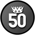 50 rounds Roblox badge thumbnail
