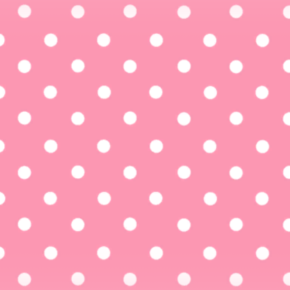 Pink White Polka Dots