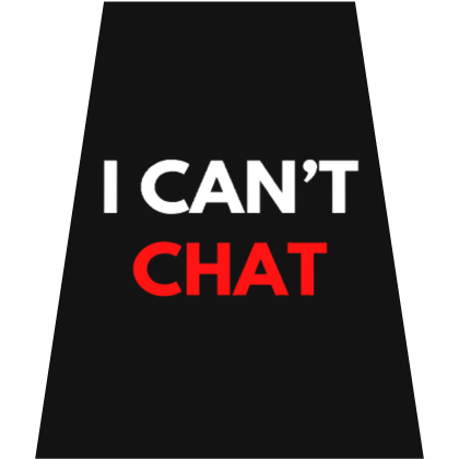 I Can't Chat Cape Roblox item