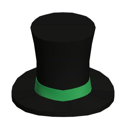 Onceler Tall Green Banded Top Hat