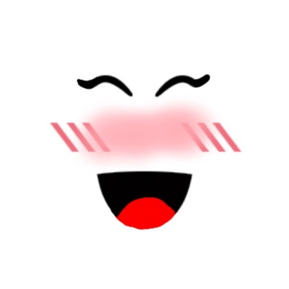 Happy happy cute face Roblox decal