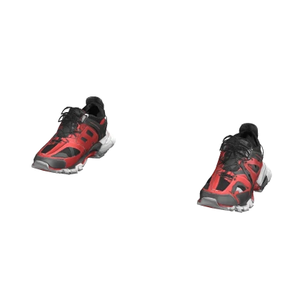 Red adidas shoes roblox discount