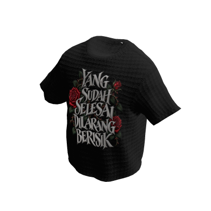 SUPPLY Rose T Shirt Black Streetwear
