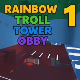 Troll Rainbow Tower Obby [!🔥 Guns 🔥!]