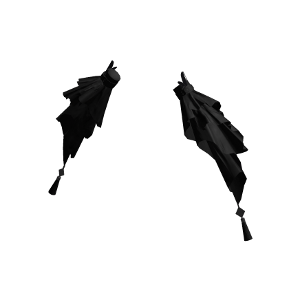 ✧♡✧ Black Ruffled Martial Arts Sleeves