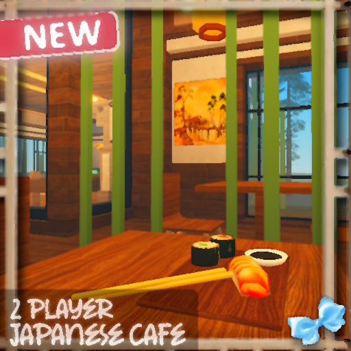 2 Player Japanese Cafe Tycoon 🍥 Roblox game thumbnail