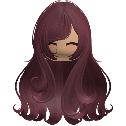 Adorable Cute Moe Red Long Wavy Hair