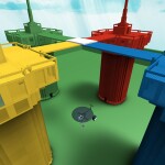 RED VS BLUE VS YELLOW VS GREEN *HELICOPTER*