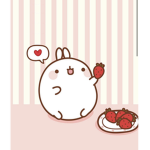 Strawberry fluffy bunnys