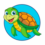 Green Animalia Turtle