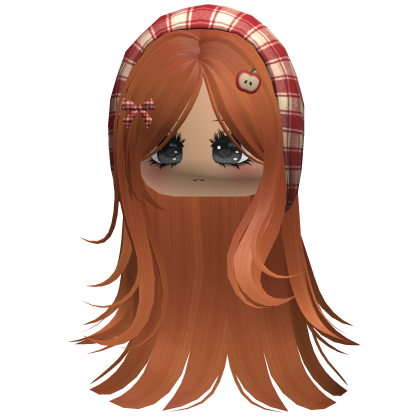 Cute Igari Girl w Plaid Headscarf Ginger Roblox item