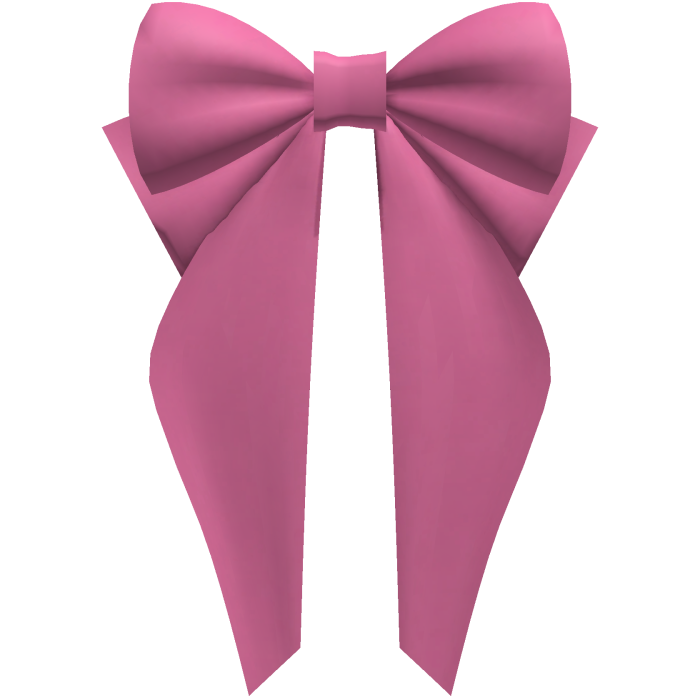 cutesy basic hair bow pink