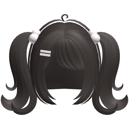 dark ash dreamy baby pigtails w bobbles
