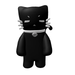 Black cat backpack rigo