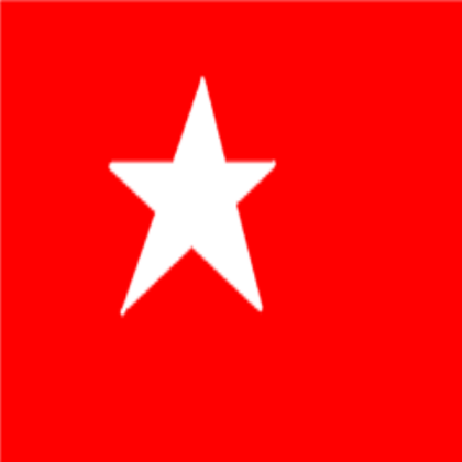 white star line flag Roblox decal