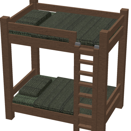 Bunk Bed Furniture Sleep Space Roleplay