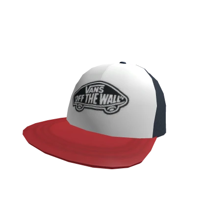 Vans Red Navy Classic Patch Trucker Hat Roblox Item Rolimon s