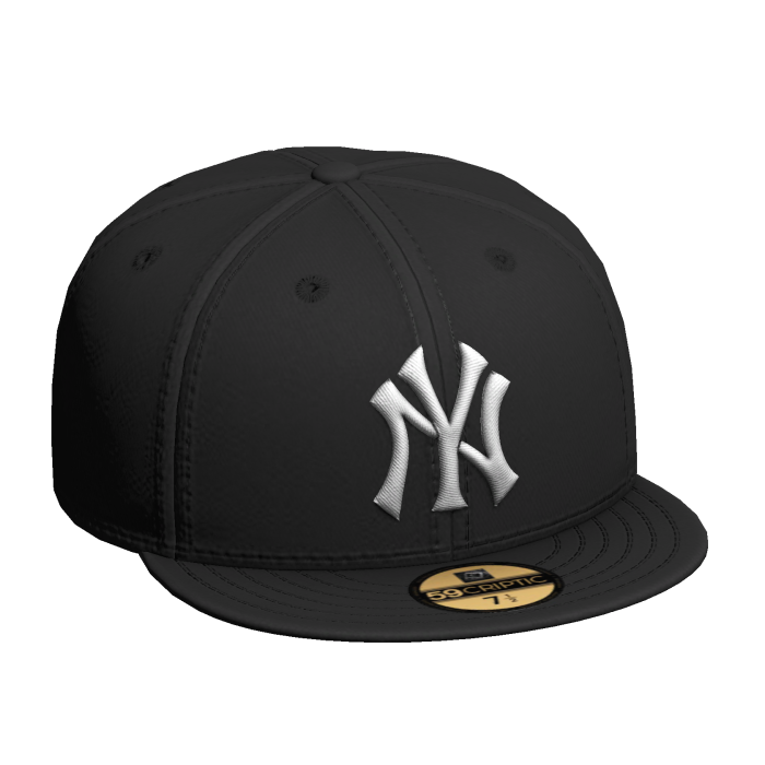 Outsized NY Fitted Cap Black