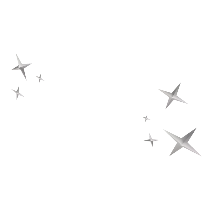 Star Hariclip (White)