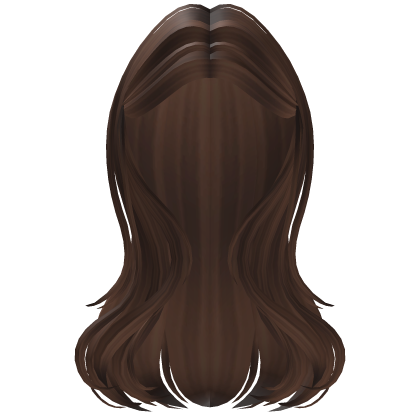 Long Natural Flowy Hair (Brown) Roblox item