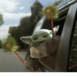 Happy baby yoda group