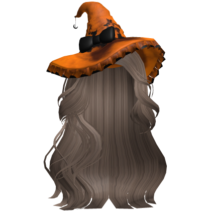 Halloween Side Swept Witch Hair (Ash Brown)