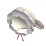 ♡ kawaii sheep lamb hood with bow