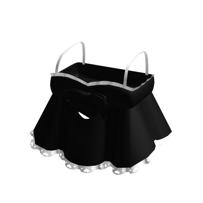 ♡ : cute black heart frilly ruffle dress