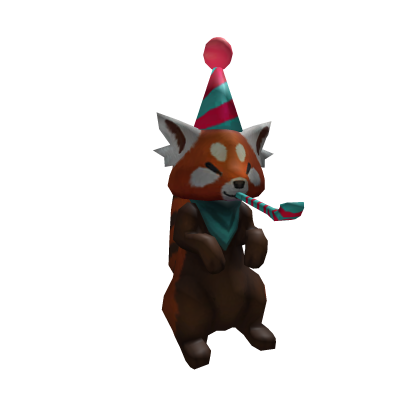 Red Panda Party Pet Roblox item
